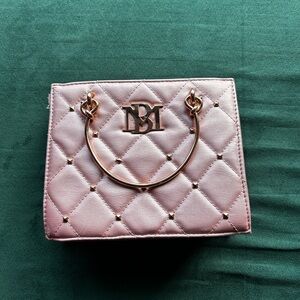 Pink Quilted mini Handbag by Badgley Mischka